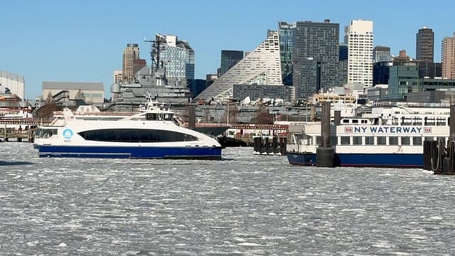 suspensión NYC Ferry