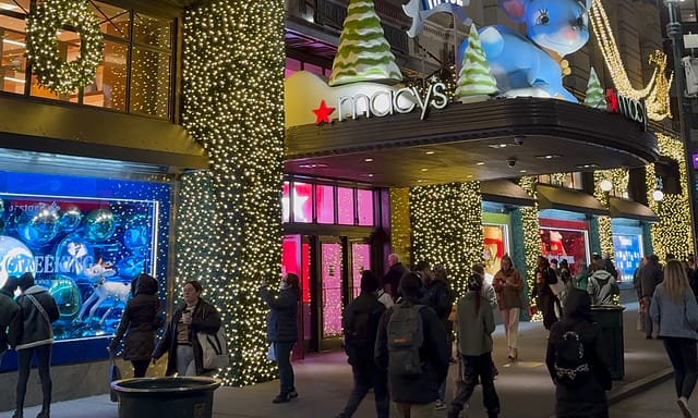 ventanas navideñas Macy’s